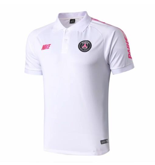 camisetas de polo PSG 2020 blanco